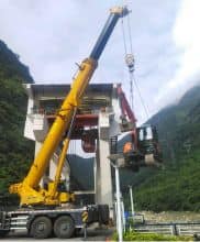 90 ton XCMG telescopic boom truck crane XCT90L5 price